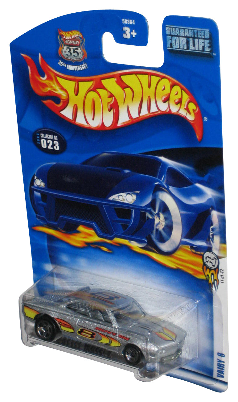 Hot Wheels Vairy 8 (2003) Mattel Collector Silver Toy Car #023