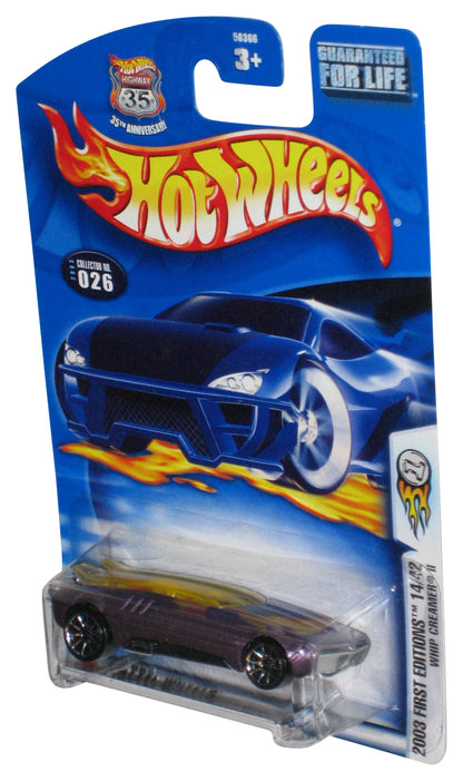 Hot Wheels 2003 First Editions 14/42 Purple Whip Creamer II Toy Car #026