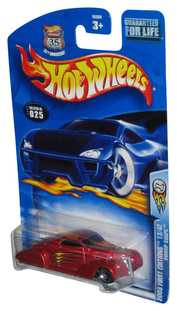 Hot Wheels 2003 First Editions 13/42 Red Swoope Coupe Toy Car #025