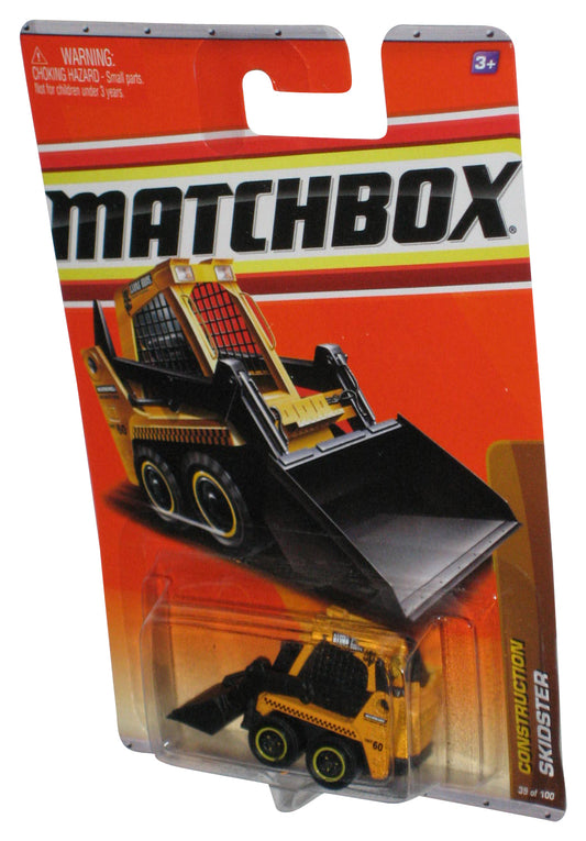 Matchbox Construction (2009) Yellow & Black Skidster Toy 39/100