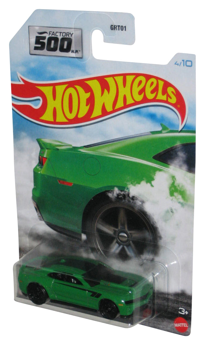 Hot Wheels Factory 500 (2020) Mattel '12 Camaro ZL1 Concept Green Toy Car 