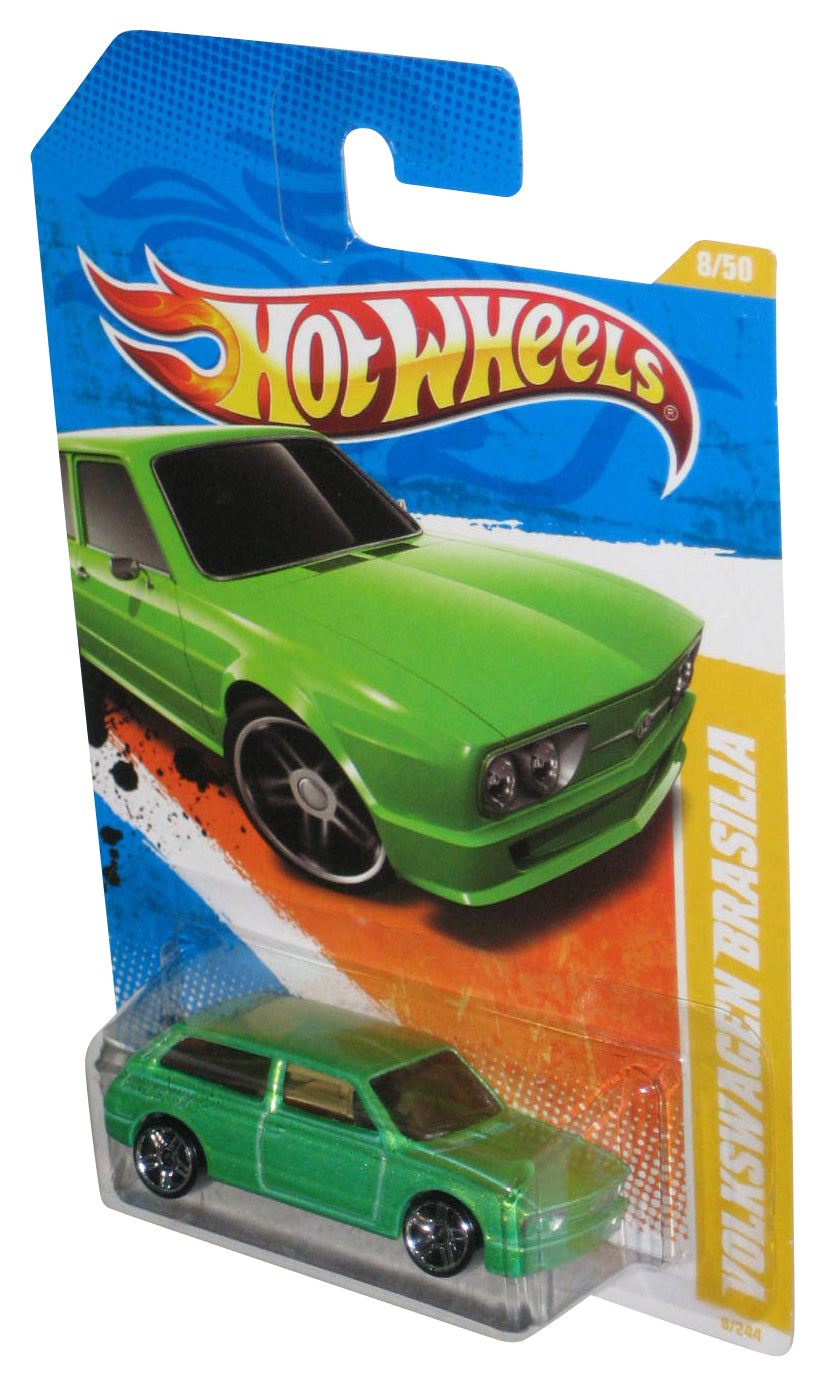 Hot Wheels 2011 New Models Green Volkswagen Brasilia Toy Car 8/244