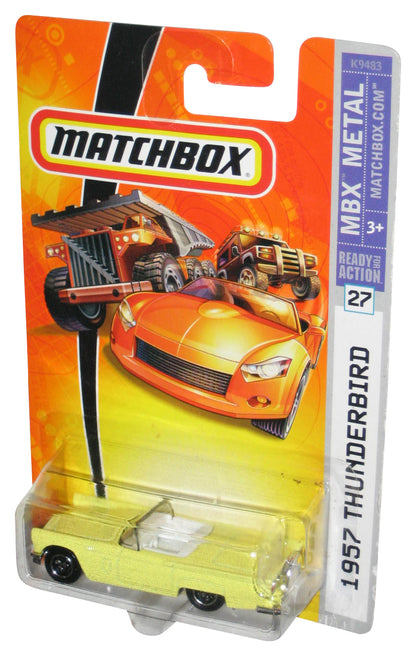 Matchbox MBX Metal Toy (2007) Yellow 1957 Thunderbird Car #27