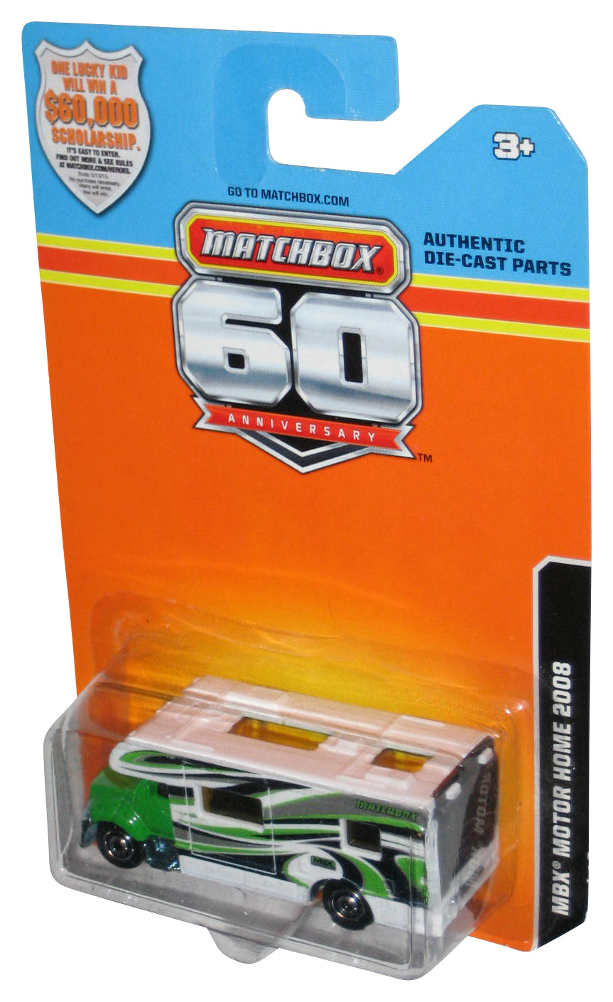 Matchbox 60th MBX Motor Home 2008 White (2012) Toy Car Vehicle