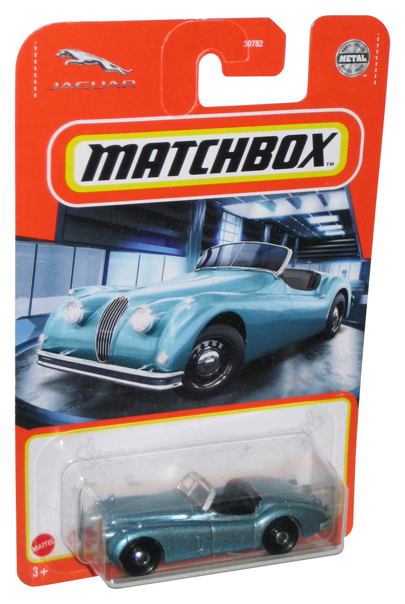 Matchbox Blue '56 Jaguar XK140 Roadster (2020) Mattel Toy Car 83/100