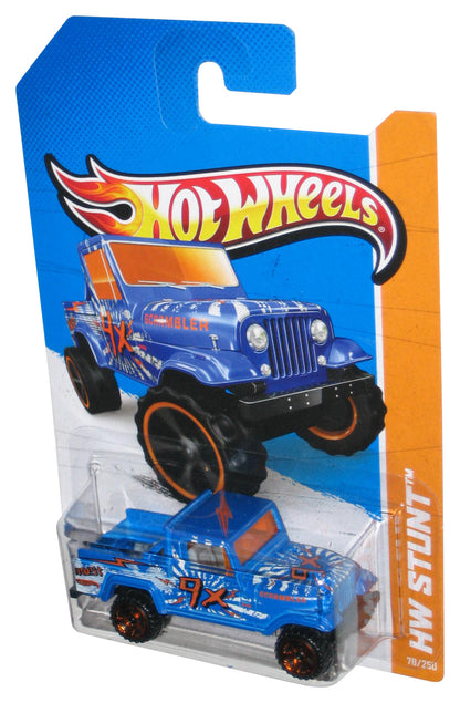 Hot Wheels HW Stunt (2012) Blue Jeep Scrambler Toy Car 78/250