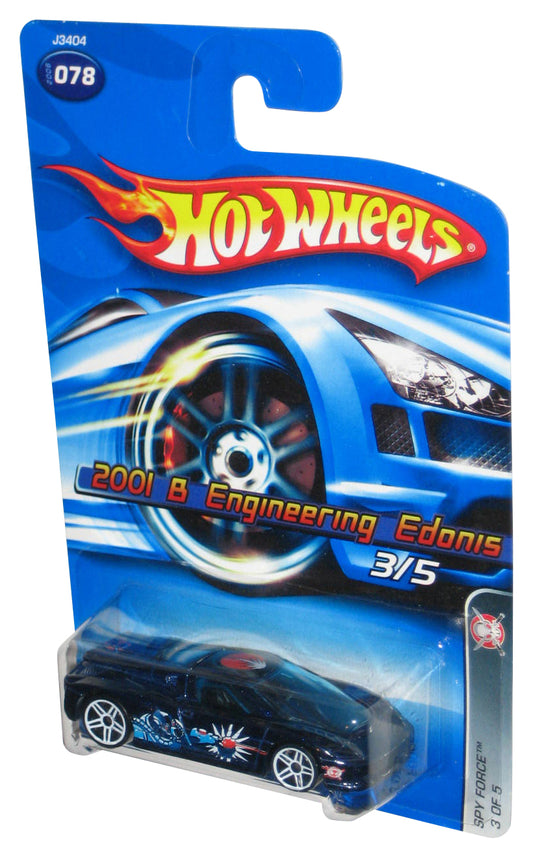 Hot Wheels Spy Force 3/5 (2006) Black 2001 B Engineering Edonis Toy Car #078
