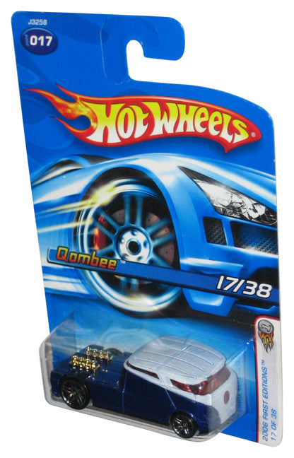 Hot Wheels 2006 First Editions 17/38 Qombee Blue & White Toy Car #017