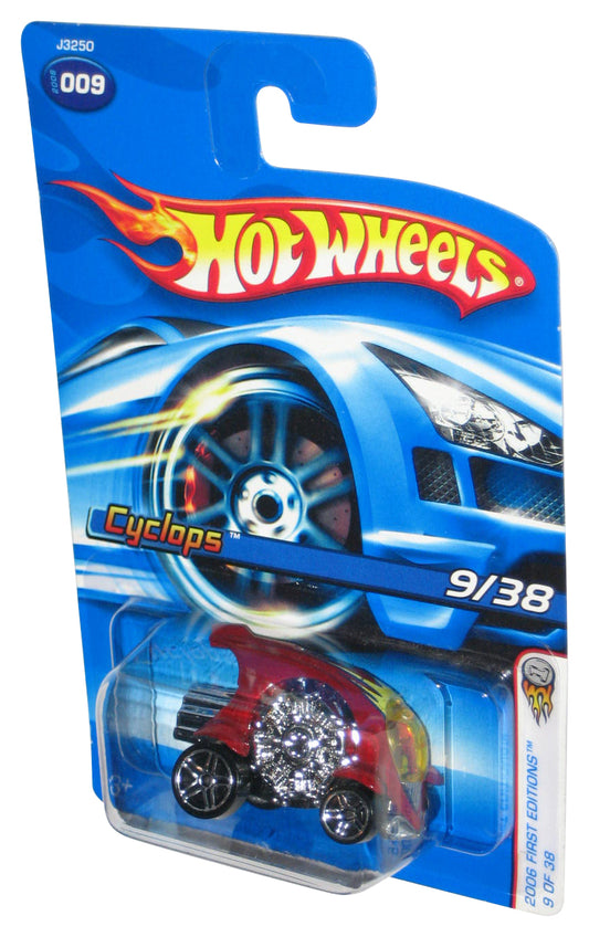 Hot Wheels 2006 First Editions 9/38 (2006) Red Cyclops Toy Car #009