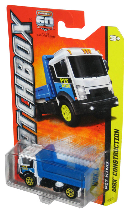 Matchbox MBX Construction (2012) Blue & White Pit King Toy Truck 79/120