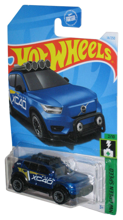 Hot Wheels HW Green Speed 2/10 (2011) Blue Volvo XC40 Recharge Car 14/250