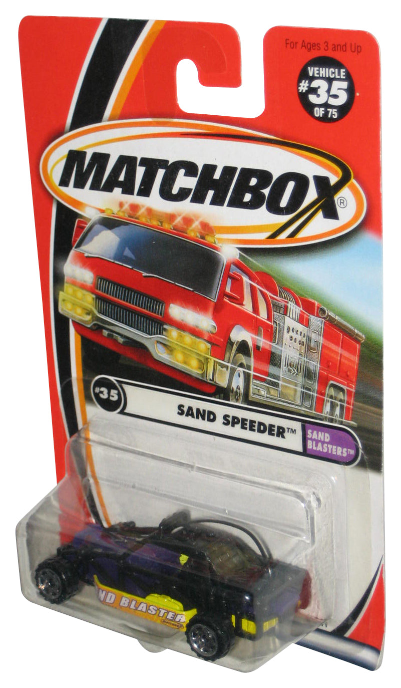 Matchbox Sand Blasters (2000) Mattel Black Speeder Toy Car 35/75