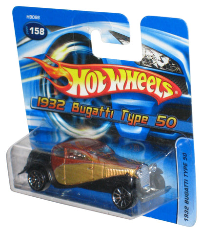 Hot Wheels 1932 Bugatti Type 50 (2005) Mattel Copper Toy Car #158 - (Short Card)