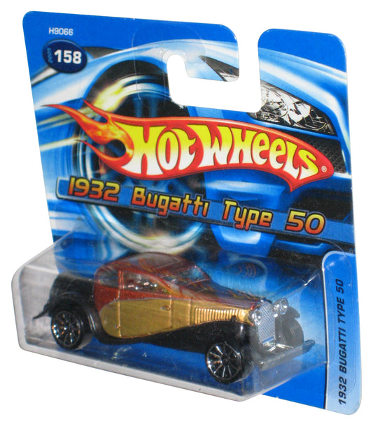Hot Wheels 1932 Bugatti Type 50 (2005) Mattel Copper Toy Car #158 - (Short Card)