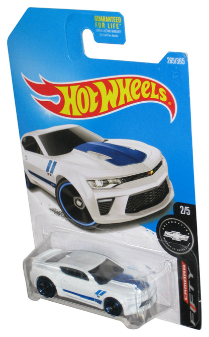 Hot Wheels Fifty 2/5 (2015) White '16 Camaro SS Toy Car 265/365 - (Dented Plastic)