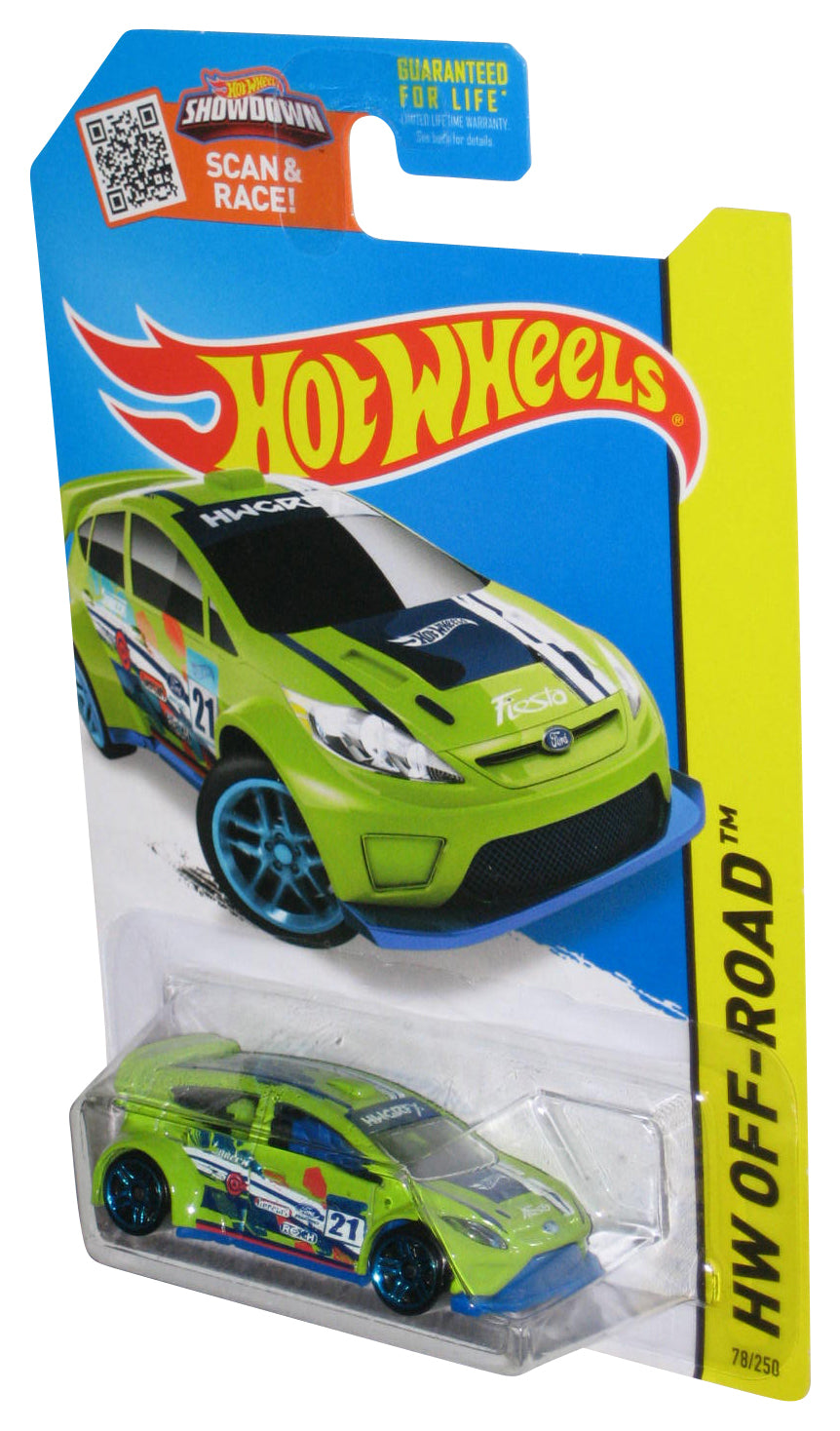 Hot Wheels HW Off-Road (2013) Green '12 Ford Fiesta Toy Car 78/250