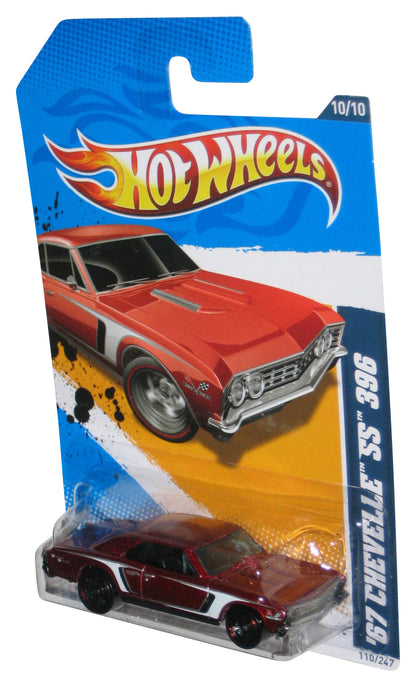 Hot Wheels Muscle Mania GM '12 Red '67 Chevelle SS 396 Toy Car 110/247