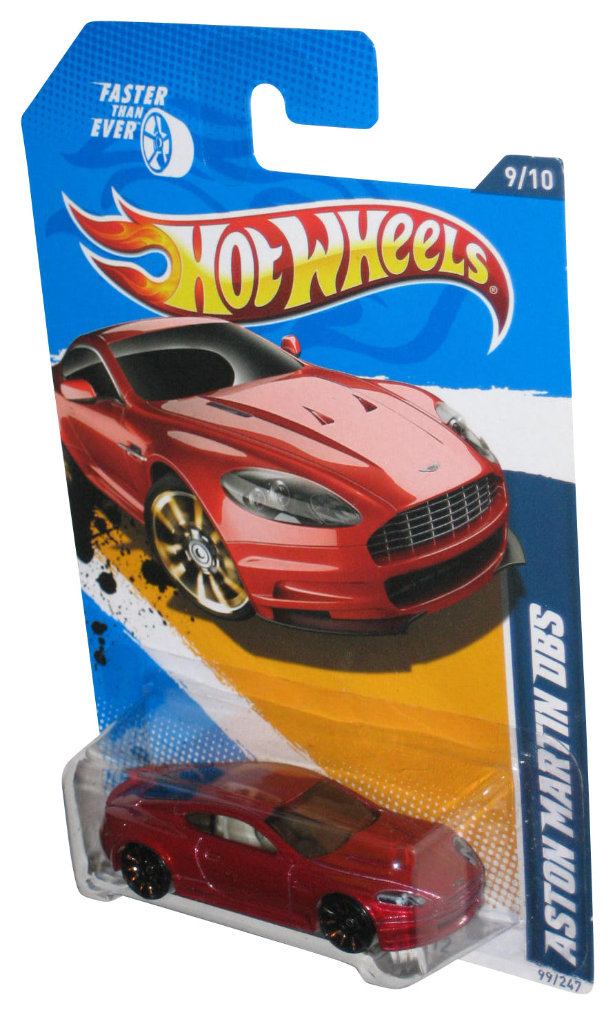 Hot Wheels Faster Than Ever '12 (2011) Red Aston Martin DBS Toy Car 99/247