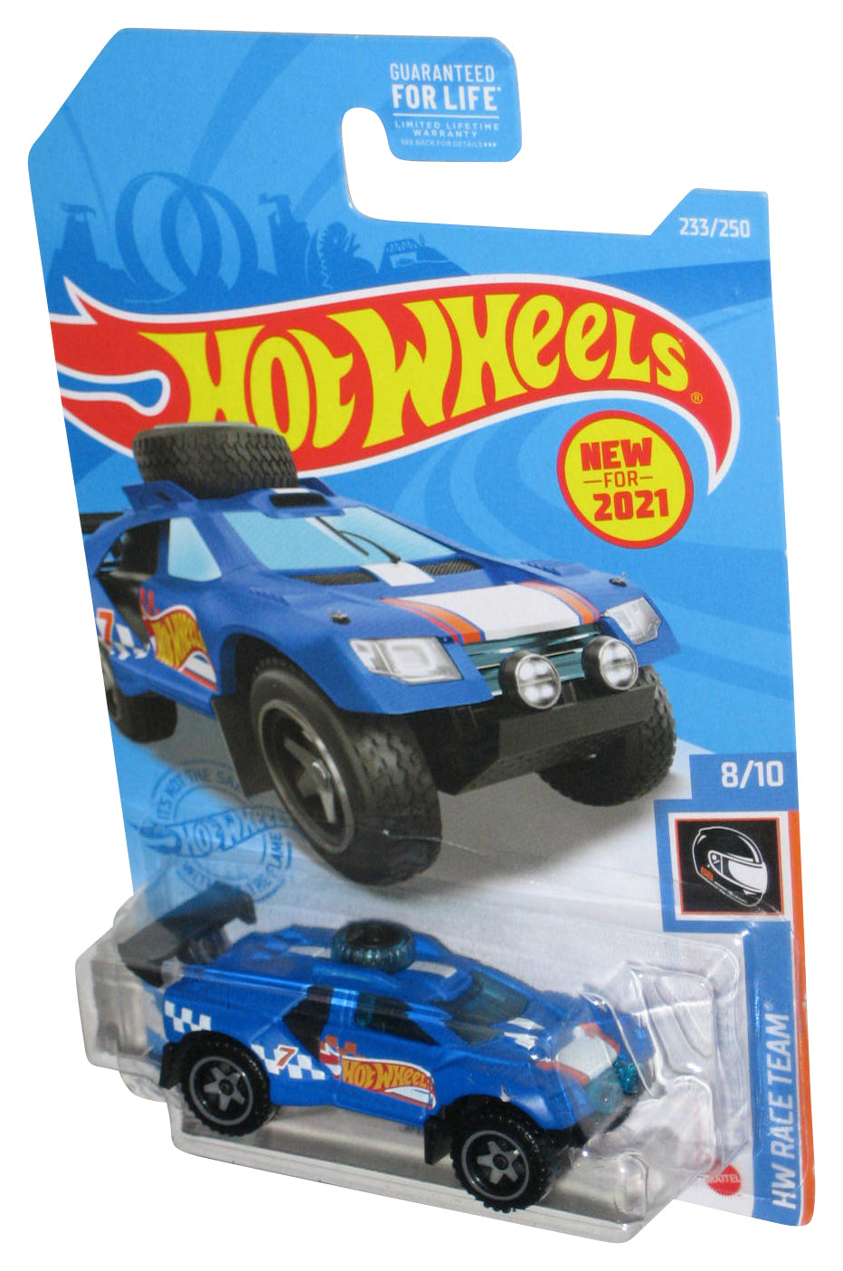 Hot Wheels HW Race Team 8/10 (2021) Blue Sand Burner Toy Car 233/250