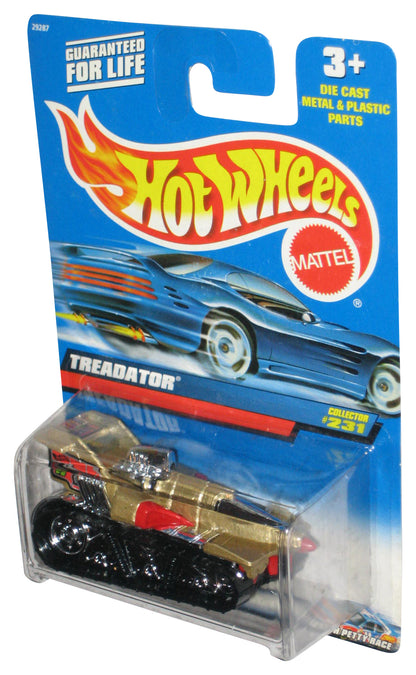 Hot Wheels Treadator Collector (1999) Mattel Gold Toy Car #231