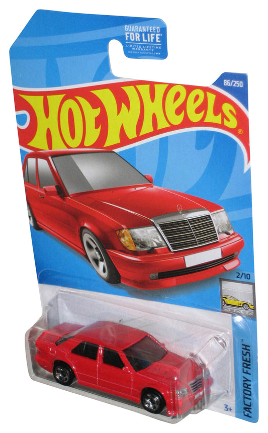 Hot Wheels Factory Fresh 2/10 (2021) Red Mercedes-Benz 500 E Car 86/250