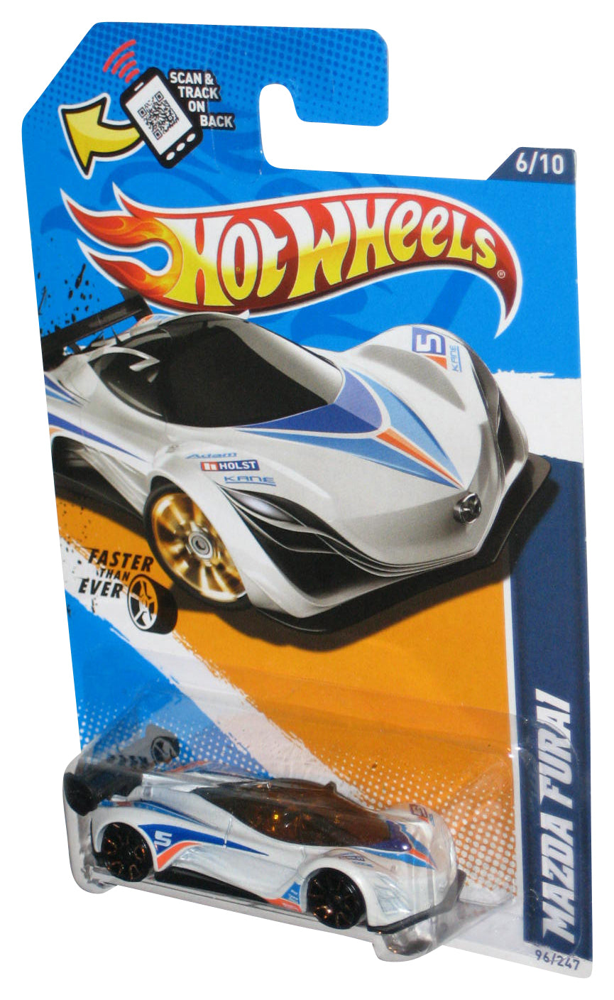 Hot Wheels Faster Than Ever '12 6/10 White Mazda Furai Toy Car 96/247