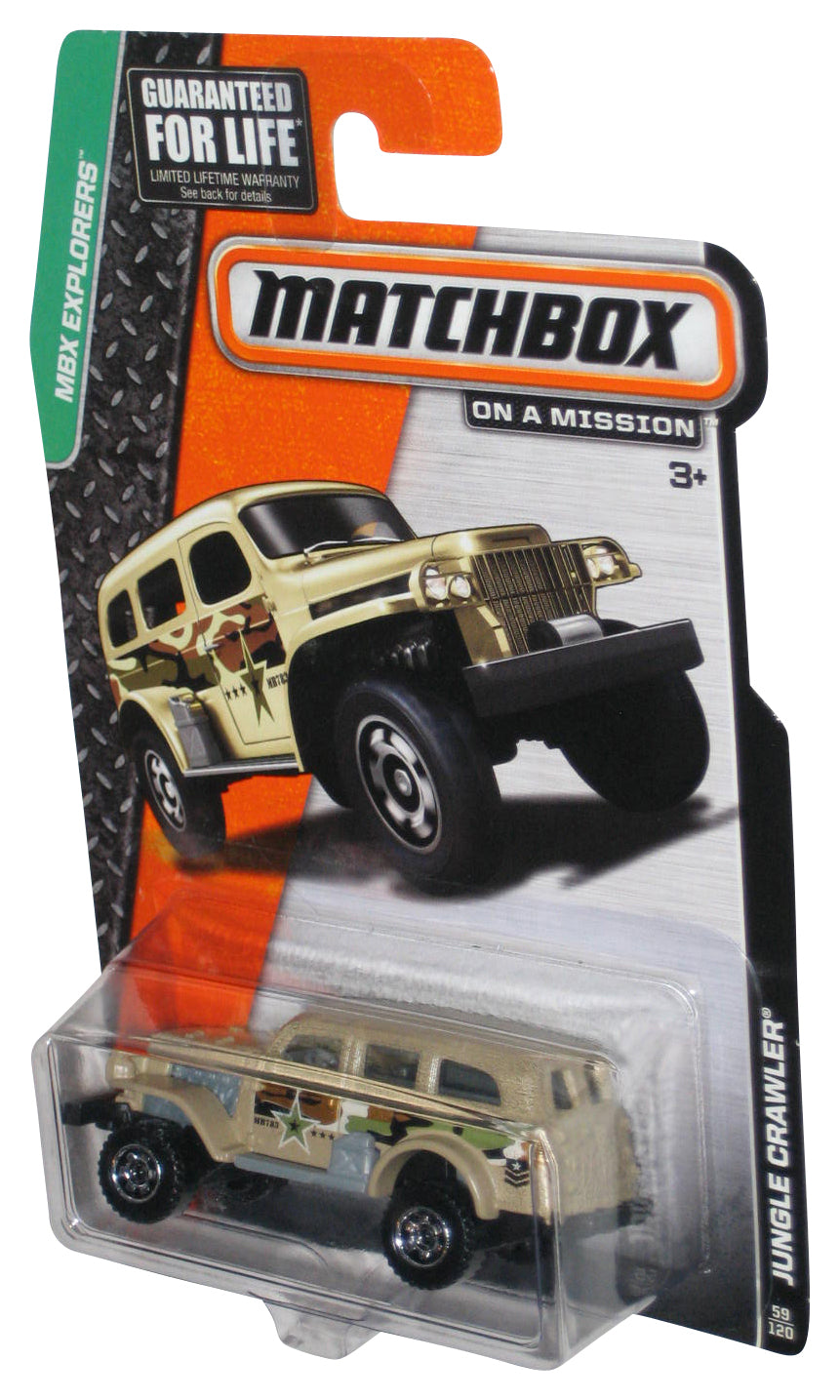 Matchbox MBX Explorers (2013) Tan Jungle Crawler Toy Car 59/120
