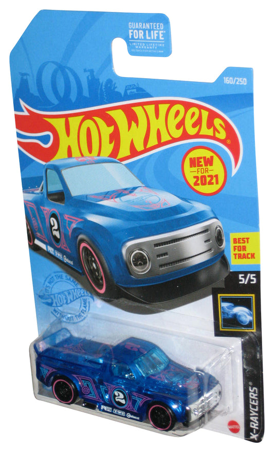 Hot Wheels X-Raycers 5/5 (2021) Blue Draftnator Toy Truck 160/250
