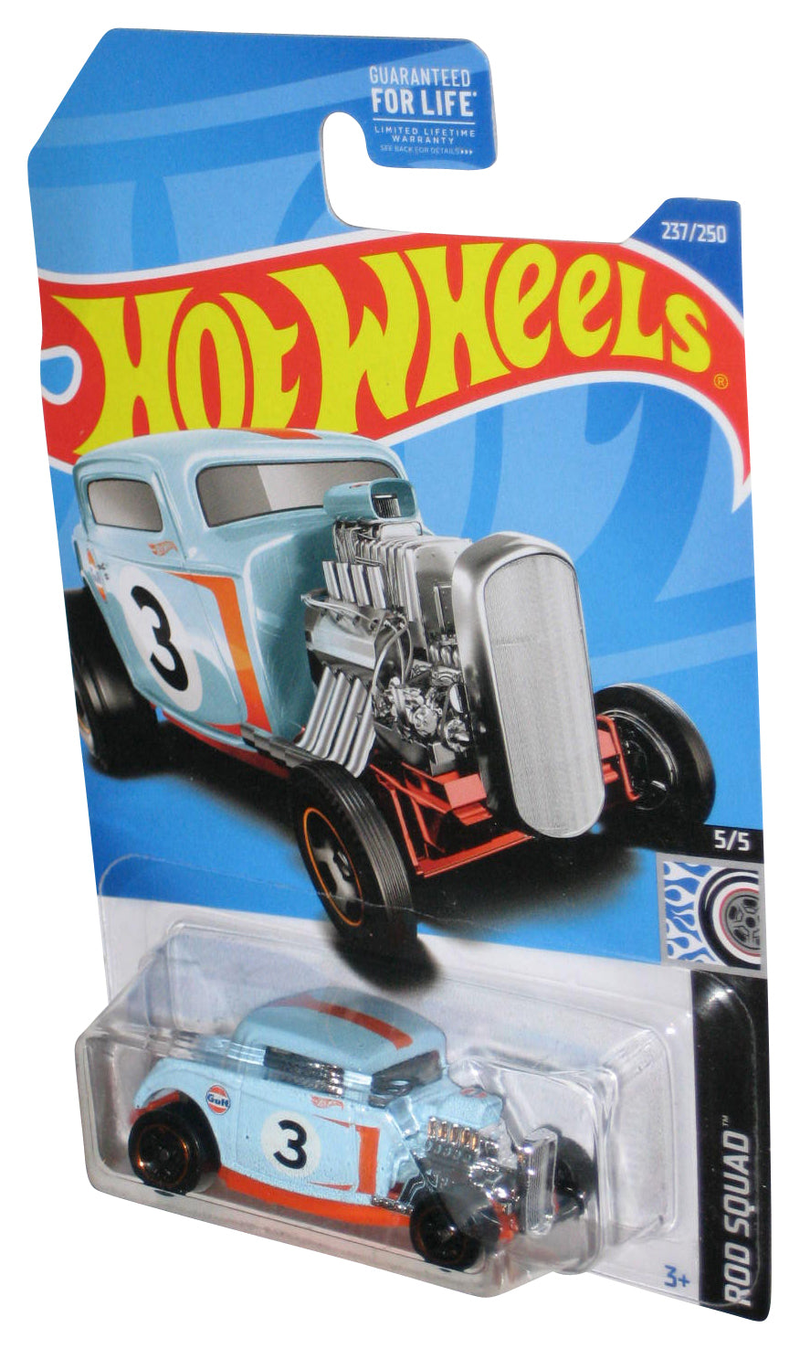 Hot Wheels Rod Squad 5/5 (2021) Blue '32 Ford Toy Car 237/250