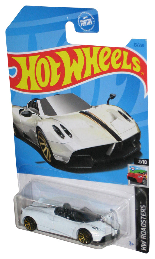 Hot Wheels HW Roadsters 2/10 (2021) White '17 Pagani Huayra Roadster Car 13/250