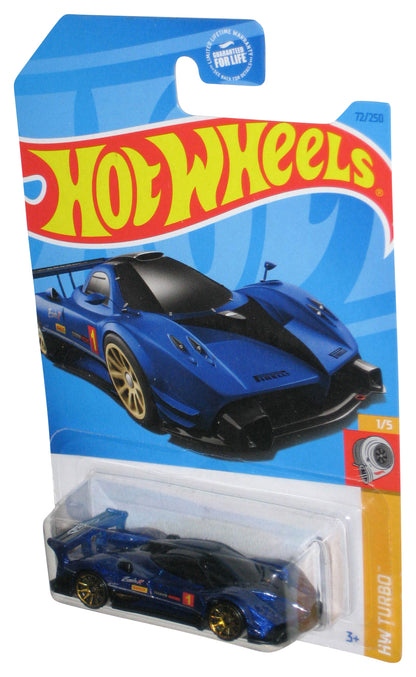 Hot Wheels HW Turbo 1/5 (2021) Blue Pagani Zonda R Toy Car 72/250
