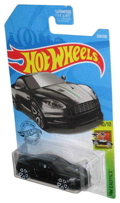 Hot Wheels HW Exotics 10/10 (2017) Black Aston Martin DBS Car 224/250
