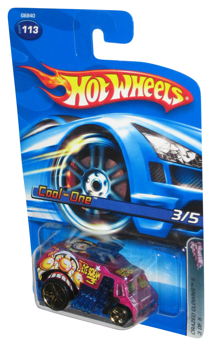 Hot Wheels Crazed Clowns II 3/5 Cool-One (2005) Mattel Purple Toy Car #113
