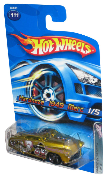 Hot Wheels Crazed Clowns II 1/5 Hardnoze 1949 Merc (2005) Gold Toy Car #111