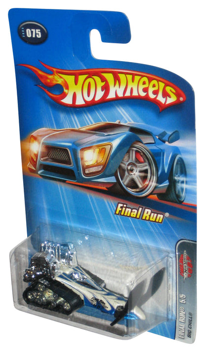 Hot Wheels Final Run 5/5 (2005) White & Blue Big Chill Toy Car #075
