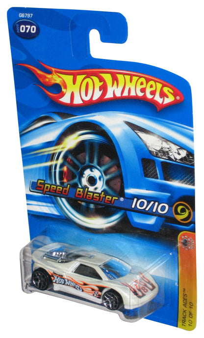 Hot Wheels Track Aces 10/10 (2005) White Speed Blaster Toy Car #070