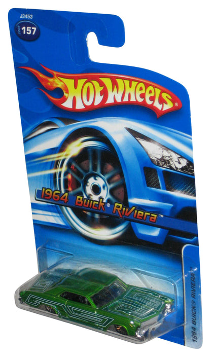 Hot Wheels 1964 Buick Riviera (2006) Mattel Green Toy Car #157