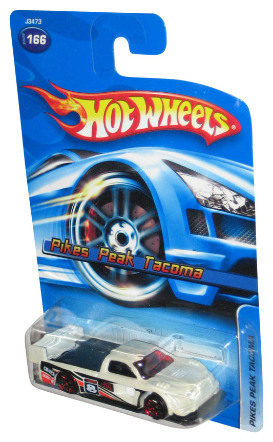 Hot Wheels Pikes Peak Tacoma (2006) Mattel White Toy Car #166