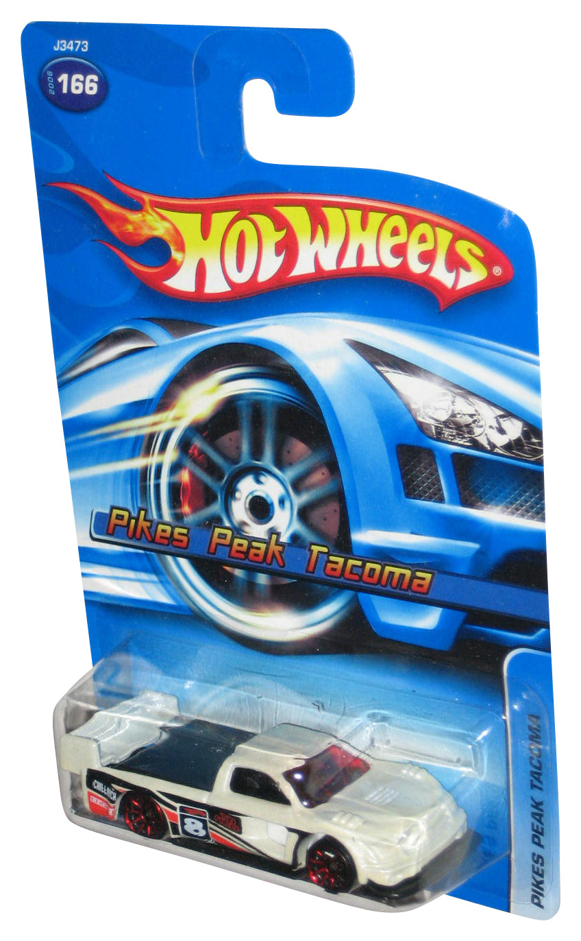 Hot Wheels Pikes Peak Tacoma (2006) Mattel White Toy Car #166