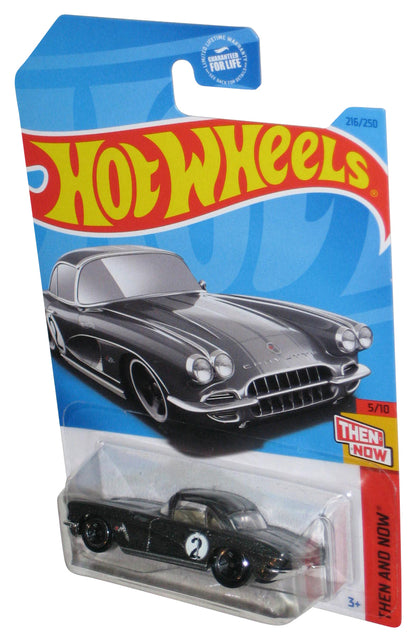 Hot Wheels Then And Now 5/10 (2021) Gray '62 Corvette Toy Car 216/250