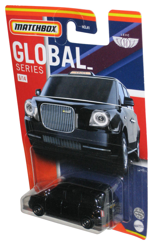 Matchbox Global Series (2021) Levc TX Taxi Black Toy Car 6/14