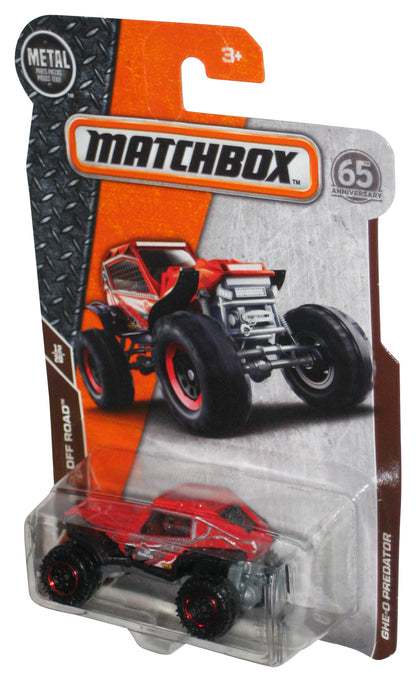 Matchbox MBX Off Road 12/20 (2017) Red GHE-O Predator Toy Car 103/125