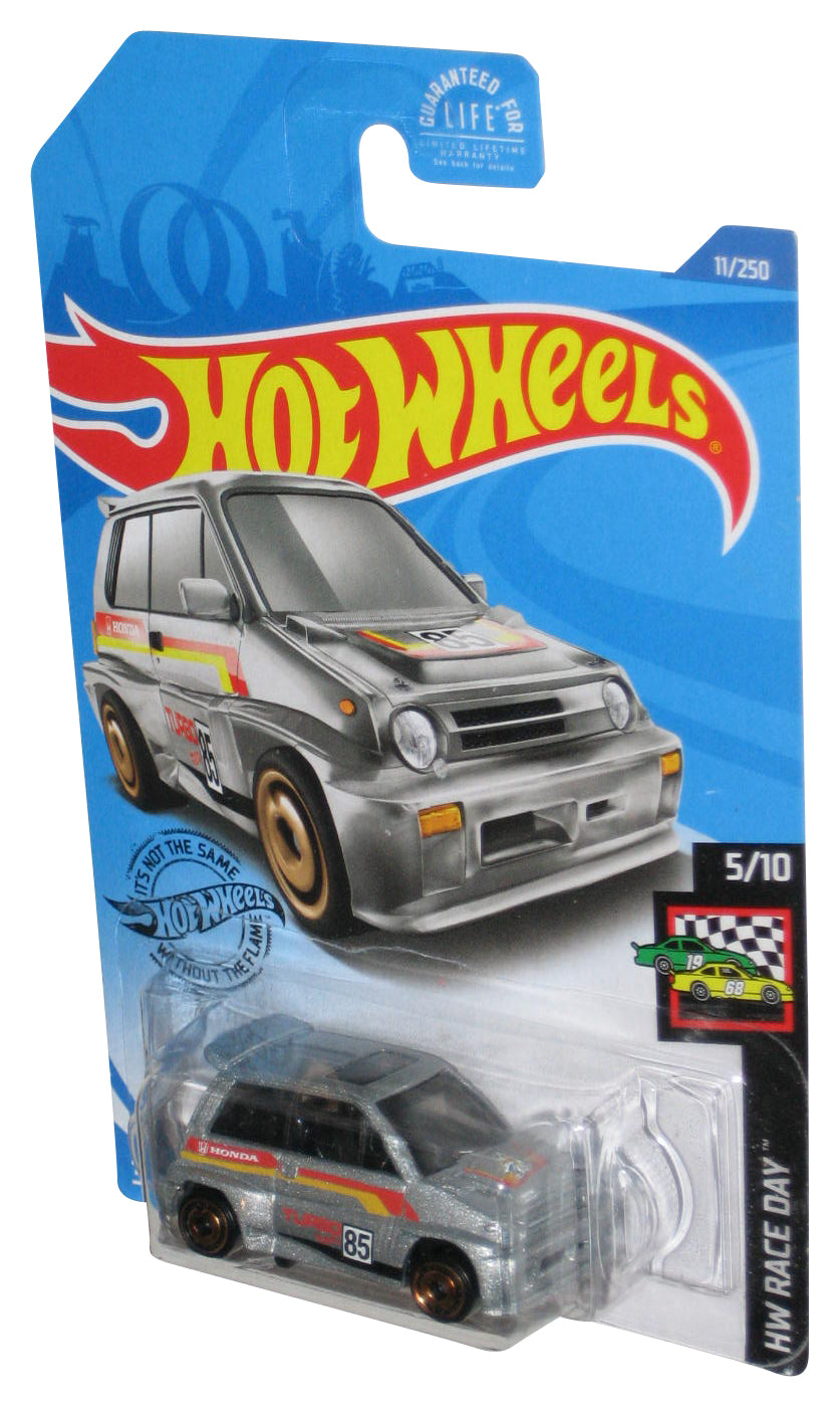 Hot Wheels HW Race Day 5/10 (2017) Silver '85 Honda City Turbo II Car 11/250