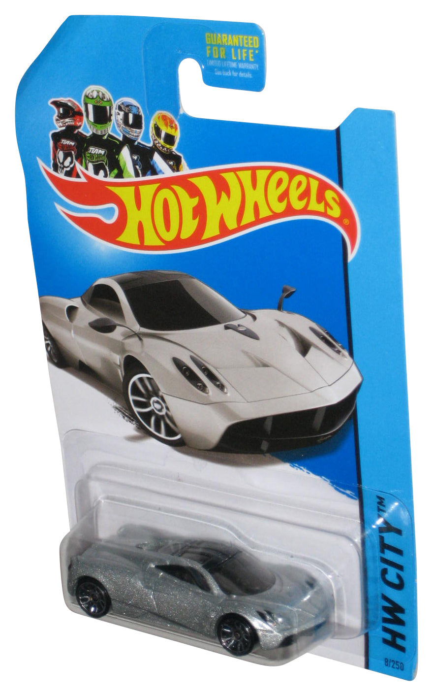 Hot Wheels HW City (2013) Silver Pagani Huayra Toy Car 8/250