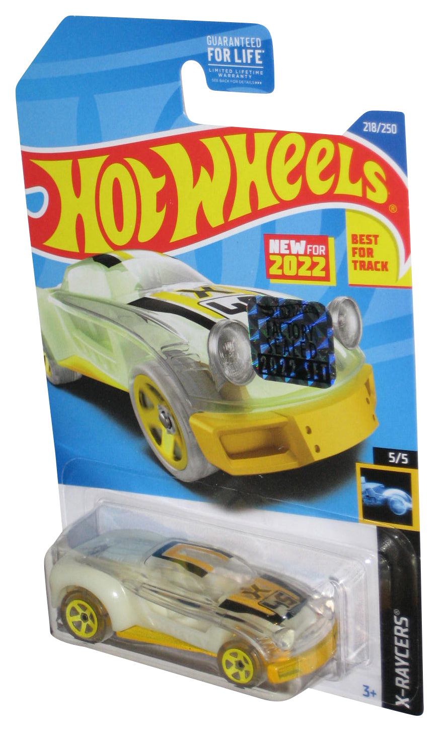 Hot Wheels X-Raycers 5/5 (2022) Lightnin' Bug White Car 218/250 - (Factory Sealed Sticker)