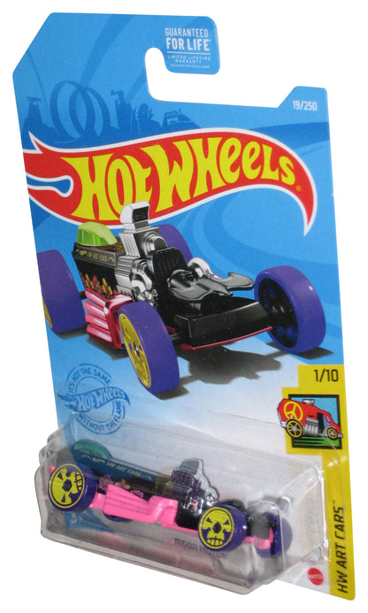 Hot Wheels HW Art 1/10 (2020) Black & Pink Rigor Motor Car 19/250