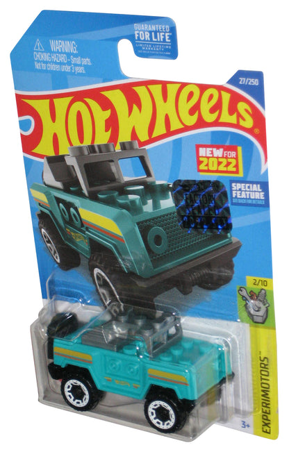 Hot Wheels Experimotors 2/10 (2021) Teal Bricking Trails Toy Car 27/250 - (Factory Sealed Sticker)
