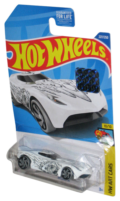 Hot Wheels HW Art 10/10 (2021) White Velocita Toy Car 227/250 - (Factory Sealed Sticker)