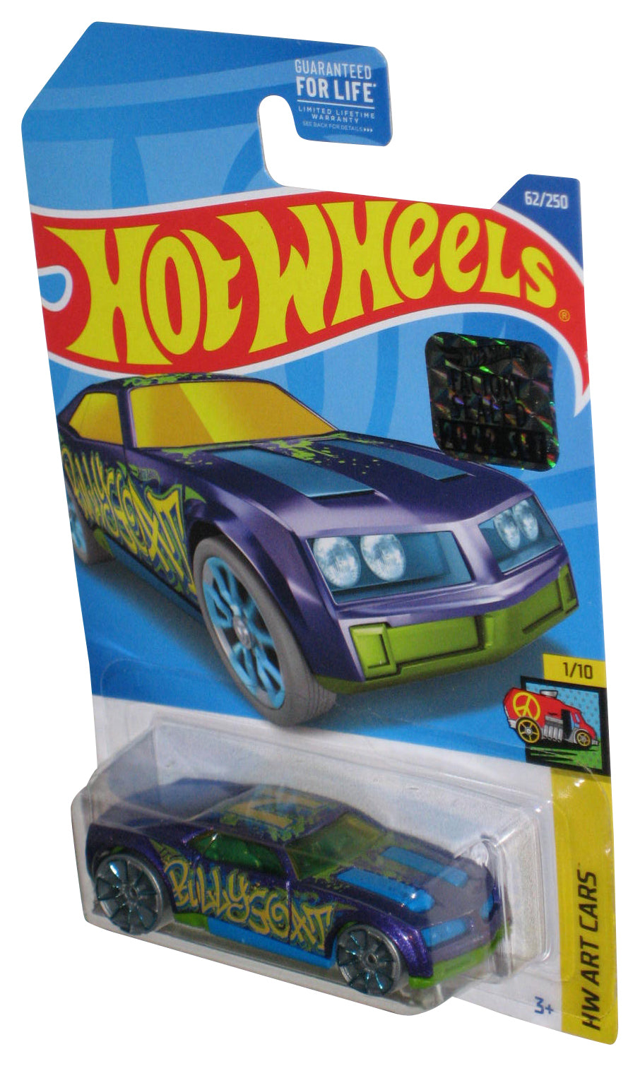 Hot Wheels HW Art (2021) Purple Die-Cast Bully Goat Toy Car 62/250 - (Factory Sealed Sticker)