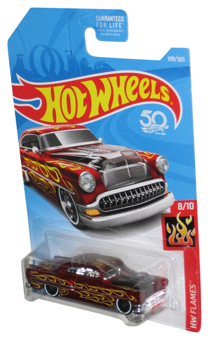 Hot Wheels HW Flames 8/10 (2017) Red Custom '53 Chevy Car 109/365